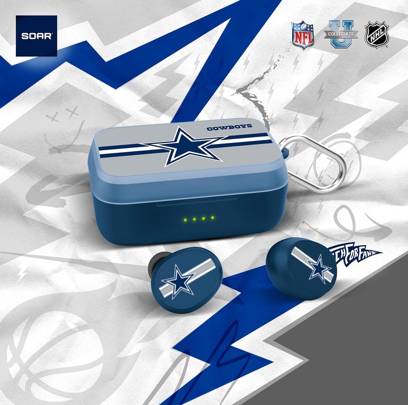 SOAR NFL Wireless Sport Earbuds: Comfortable Fit & Convenient Charging - Image 5
